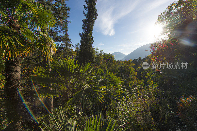 Merano (South Tyrol)秋季公共空间设计。